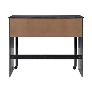 Linon Home Decor Products Black Extendable Console Linon Corinne Desk