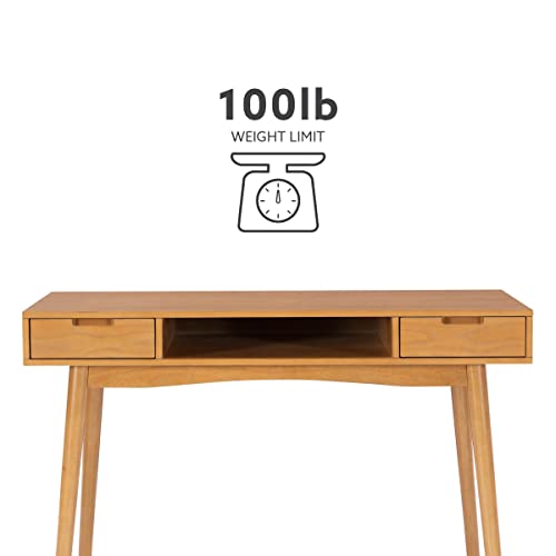 Linon Home Decor Products Natural Wood Modern Linon Drake Desk