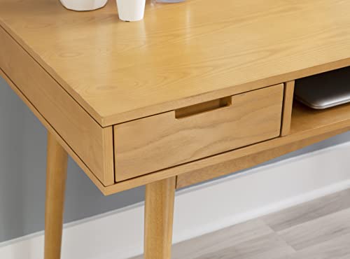 Linon Home Decor Products Natural Wood Modern Linon Drake Desk