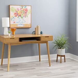 Linon Home Decor Products Natural Wood Modern Linon Drake Desk