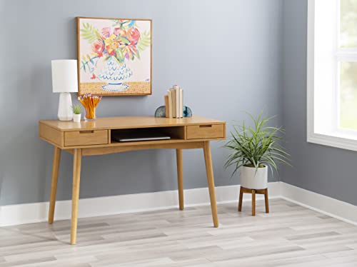 Linon Home Decor Products Natural Wood Modern Linon Drake Desk