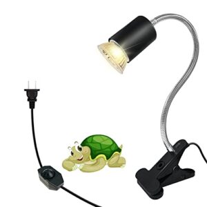 pet heating light lamp,turtle tank light for rreptiles,flexible clamp lamp,stand heat lamp,adjustable reptile clamp heat lamp,with clamp e27 base 360° hose aquarium,for reptiles lizard turtle,no bulb