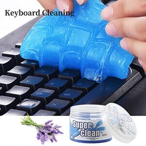 HoHoZBG Car Cleaning Gel, Car Detail Tool Cleaning Gel, Car Interior Putty Cleaner, Universal Keyboard Notebook Cleaning Gel Magic Cleaning Mud 200g Yellow