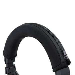 1 pcs zipper headband pads cushion bumper cover replacement compatible with anker soundcore life q35 q10 q20 q30 headphones