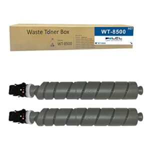 lcl compatible waste toner bottle replacement for t1902nd0un0 wt-8500 waste toner container box cartridge for kyocera copystar p8060cdn kyocera ecosys p4060dn p8060cdn taskalfa 2552ci (2-pack)