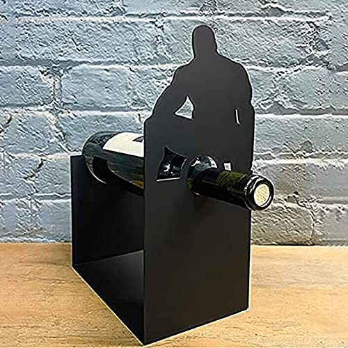 Wine Holder, Wine Bottle Holder, Barry Wood Gifts, Small Wine Rack, Perfect Novelty Gifts, Prank Gifts, Creative Decoration Wine Holder for Wine Lovers