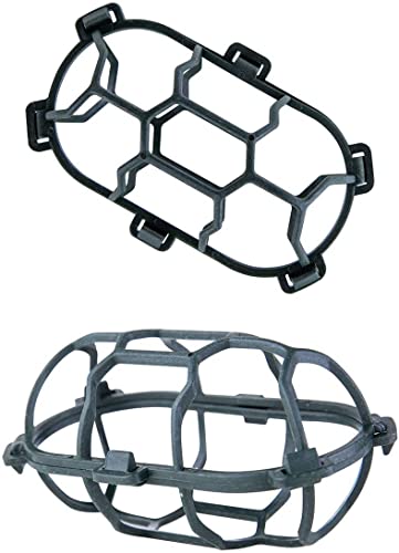 Floral Cage Arranger for Flowers l Bouquet Floral Cage l Pillow Floral Cage for Centerpieces and Vases l Sell in Set of 2 (4", Egg) (330-96-07)