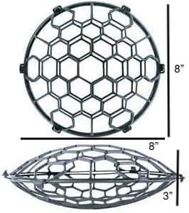 Floral Cage Arranger for Flowers l Bouquet Floral Cage l Pillow Floral Cage for Centerpieces and Vases l Sell in Set of 2 (8", Pillow) (335-72-07)