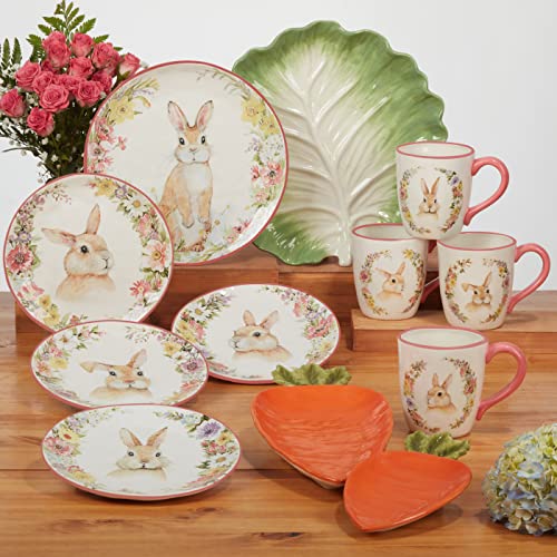 Certified International Easter Garden 16 pc Dinnerware Set, Service for 4, Multicolored