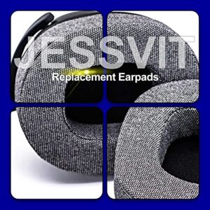 Ear Pads for ATH M50X,M40X,G PRO X,WS1100is,ATH-MSR7,MDR-7506/V6,V2 X,Ear Force XO Seven Pro,Stealth 300/400/500/600 GEN 2/700 GEN 1,HD280Pro,X12/X32/X42-Gray Fabric