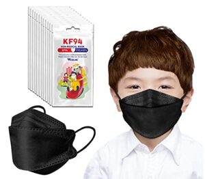 disposable face masks for kids, kf94 masks, 4 layer face masks,black masks, 50 pcs