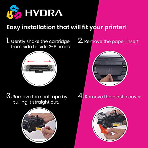 Hydra Compatible Toner Cartridge Replacements for Xerox Phaser 7100 (2 Black, 1 Cyan, 1 Magenta, 1 Yellow, 5-Pack)