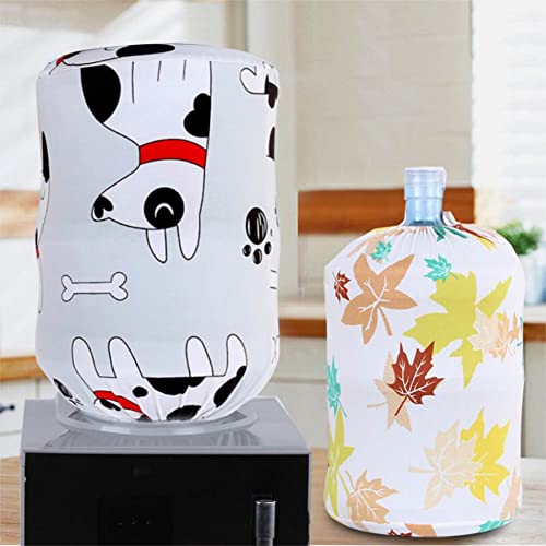 Water Dispenser Barrel Dust Cover for 5 Gallon Water Bottle, Stretchy Fabric Water Cooler Dust Proof Cover, Reusable Household Water Dispenser Bucket Cover Protector