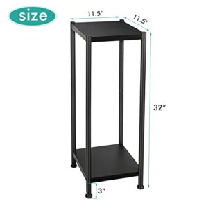 ADEBOLA Tall Plant Stand Indoor, Metal Plant Stand Holder for Indoor Plants, 32 Inch Two Tier Modern Corner Flower Pots Planter Stand for Living Room Balcony
