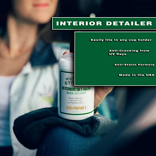Striker - Eco Friendly Auto Interior Detailer Cleaning UV Protectant Spray. Dust Repellant, Cleaning and Restoration of Dash, Seats, Upholstery, Leather, Plastic, Vinyl. 12 fl. oz.