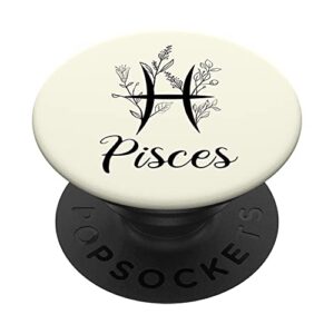 cottagecore aesthetic pisces zodiac sign horoscope popsockets swappable popgrip