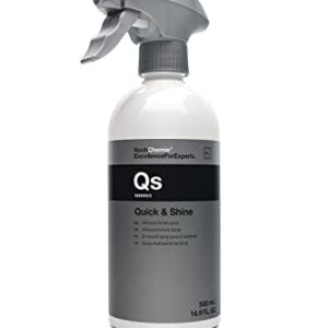 Koch-Chemie - Quick & Shine Allround Finish Spray - Cleans, Maintains, and Preserves All Smooth and Painted Surfaces; Ideal for Quick Finishing and Showroom Exhibition Use (500 milliliters)