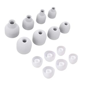 replacement ear tips compatible with sony wf-1000xm3 sony wf-1000xm4 earbuds silicone eartips replacement 14pcs eartips cover(wf1000xm3 white)