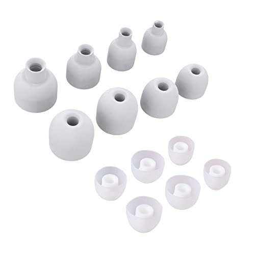 Replacement Ear Tips Compatible with Sony WF-1000XM3 Sony WF-1000XM4 Earbuds Silicone Eartips Replacement 14PCS Eartips Cover(wf1000xm3 White)