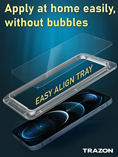 3 Pack Screen Protector Premium Quality Compatible for iPhone 12 Pro Max with 2 Pack Camera Lens Protector Tempered Glass 9H Hardness (Transparent)