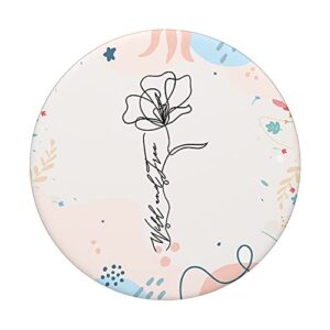 Wild And Free Flower Inspiration Motivation Free Spirited PopSockets Swappable PopGrip