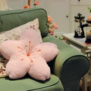 tuelaly cherry blossom pillow kawaii room decor japanese kawaii stuff aesthetic plush pillows decorative for girls bed sofa car