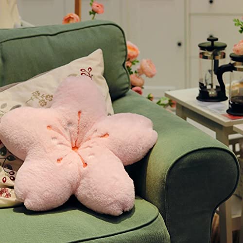 Tuelaly Cherry Blossom Pillow Kawaii Room Decor Japanese Kawaii Stuff Aesthetic Plush Pillows Decorative for Girls Bed Sofa Car