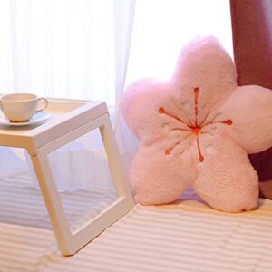 Tuelaly Cherry Blossom Pillow Kawaii Room Decor Japanese Kawaii Stuff Aesthetic Plush Pillows Decorative for Girls Bed Sofa Car