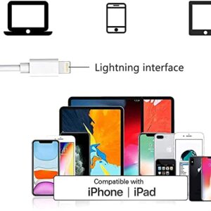 Apple MFi Certified 1 Pack Lightning to 3.5 mm Headphone Jack Adapter Connector Aux Audio Earphones Headphone Dongle Stereo Cable Compatible with iPhone 14 13 12 11 8 X XR XS Support All iOS System