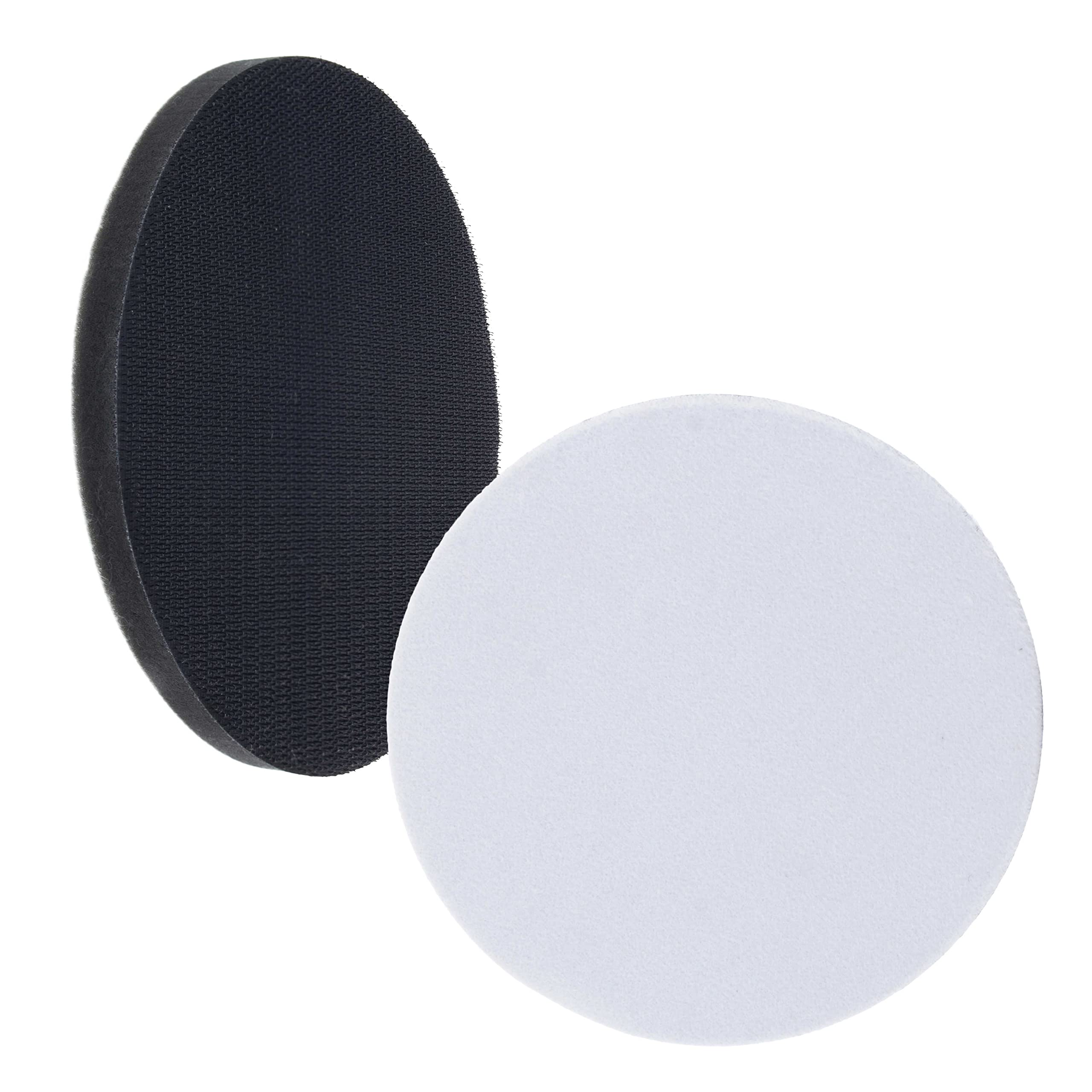 Dura-Gold Pro Series 5" x 10mm Soft Density Interface Pad, 2 Pack - Hook & Loop Foam Protection Cushion, Used Between Sander Sanding Discs, Polisher Polishing Pads & Backing Pads - Auto Car Detailing