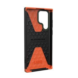 URBAN ARMOR GEAR UAG Designed for Samsung Galaxy S22 Ultra Case Green Olive Sleek Ultra-Thin Shock-Absorbent Civilian Protective Cover, [6.8 inch Screen]