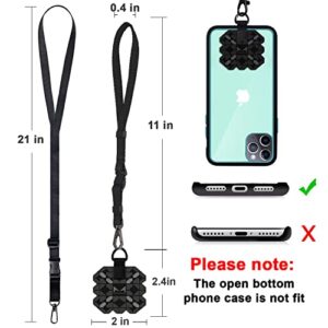Phone Lanyard Strap, Smartphone Safety Tether Tab System for Camera & Phone Iphone Case Anchor, Smartphone Safety Tether System-Android Mobile Phone Safety Tether Tab System