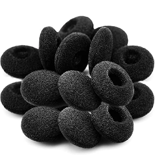 40 Pack Foam Earbud Earpad.18cm Ear Bud Pad Replacement Sponge Covers for for Earphones.Ear Pad Cushions for Transcription Headsets