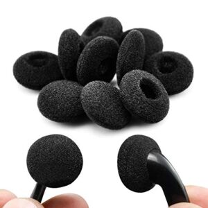 40 Pack Foam Earbud Earpad.18cm Ear Bud Pad Replacement Sponge Covers for for Earphones.Ear Pad Cushions for Transcription Headsets