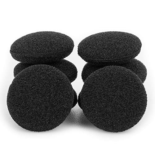 40 Pack Foam Earbud Earpad.18cm Ear Bud Pad Replacement Sponge Covers for for Earphones.Ear Pad Cushions for Transcription Headsets