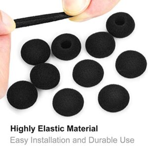 40 Pack Foam Earbud Earpad.18cm Ear Bud Pad Replacement Sponge Covers for for Earphones.Ear Pad Cushions for Transcription Headsets