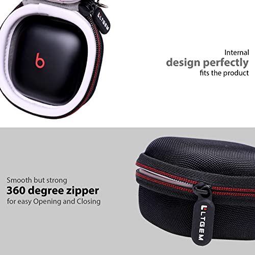 LTGEM EVA Hard Case for Beats Fit Pro/Beats Fit Pro x, Detachable Hand Strap and Built-in Mesh Pocket- Travel Protective Carrying Storage Bag