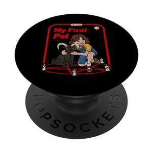 my first pet vintage horror goth occult childgame popsockets swappable popgrip