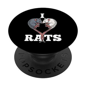 i love rats rat rodent pet popsockets swappable popgrip