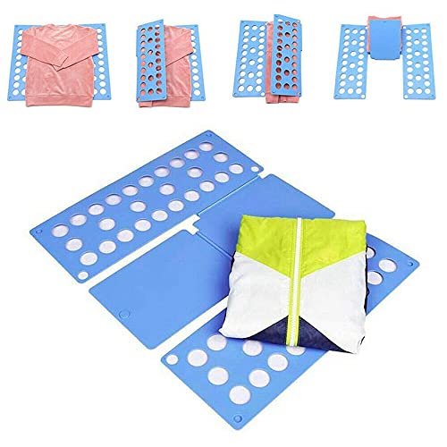 WJCCY Clothes Folder Board Adult Kids T-Shirt Sweater Jacket Folding Flip Laundry Quick Organizer Easy Storage Home or Travel Use