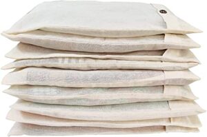 vibrance reusable premium 100% cotton saree covers, eco-friendly and reusable cotton saree cover (16x14 inches) (24)