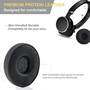 Replacement Ear Pads Ear Cusions Compatible with AKG N60NC Wireless Bluetooth Headphone Soft Protein Leather and Noise Isolation Memory Foam Headset Ear Covers