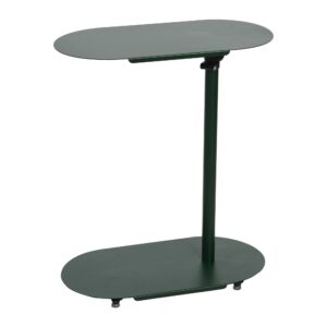 main + mesa modern adjustable c-table, dark green