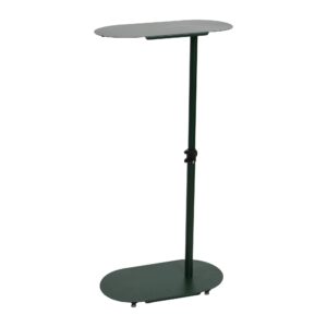 Main + Mesa Modern Adjustable C-Table, Dark Green