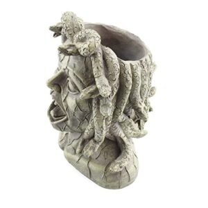 Darware Mini Resin Medusa Head Planter, Garden Decor Statue Flower Pot