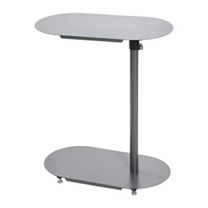 main + mesa modern adjustable c-table, dark grey