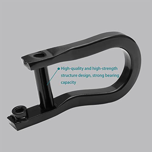 HQPASFY Front Bumper Tow Hooks 2Pcs Black Compatible with 2008-2018 Chevy Silverado 1500, GMC Sierra 1500| 2019 Chevy Silverado 1500 LD, GMC Sierra 1500 Limited Replaces# 84072463