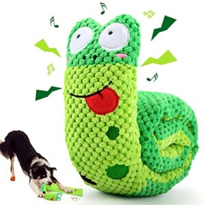 letsmeet squeak dog toys stress release game for boredom, dog puzzle toy iq training, snuffle toys foraging instinct training suitable for small medium and large dogs