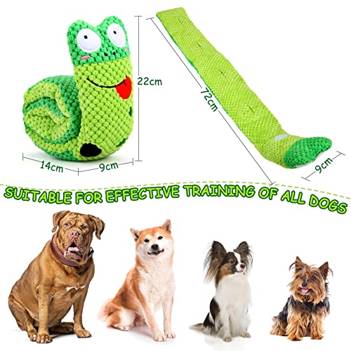 Letsmeet Squeak Dog Toys Stress Release Game for Boredom, Dog Puzzle Toy IQ Training, Snuffle Toys Foraging Instinct Training Suitable for Small Medium and Large Dogs