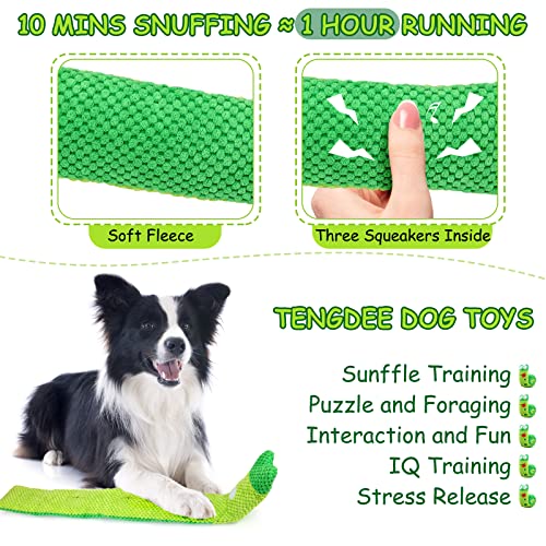 Letsmeet Squeak Dog Toys Stress Release Game for Boredom, Dog Puzzle Toy IQ Training, Snuffle Toys Foraging Instinct Training Suitable for Small Medium and Large Dogs